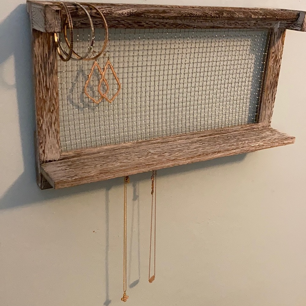 Wooden Jewelry Hanger